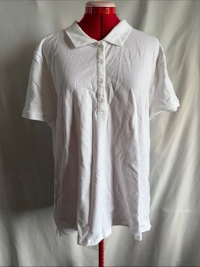 Amazon Essentials Men's White Polo Shirt